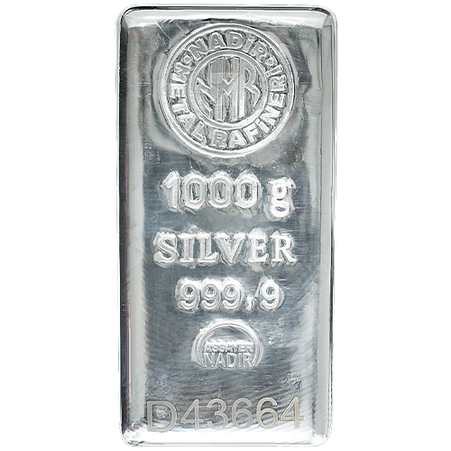 Buy 1 Kilo (32.15 Oz) Silver Bar - Random Design (.999+ Fine